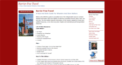 Desktop Screenshot of barrierfreetravel.net